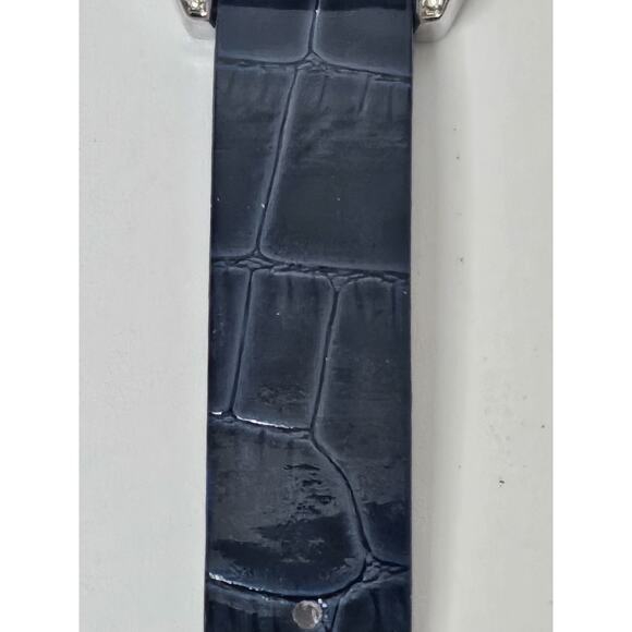 Nice Bella&Rose Ladies Blue Band Leather Crystals Quartz New Battery Running main image 5